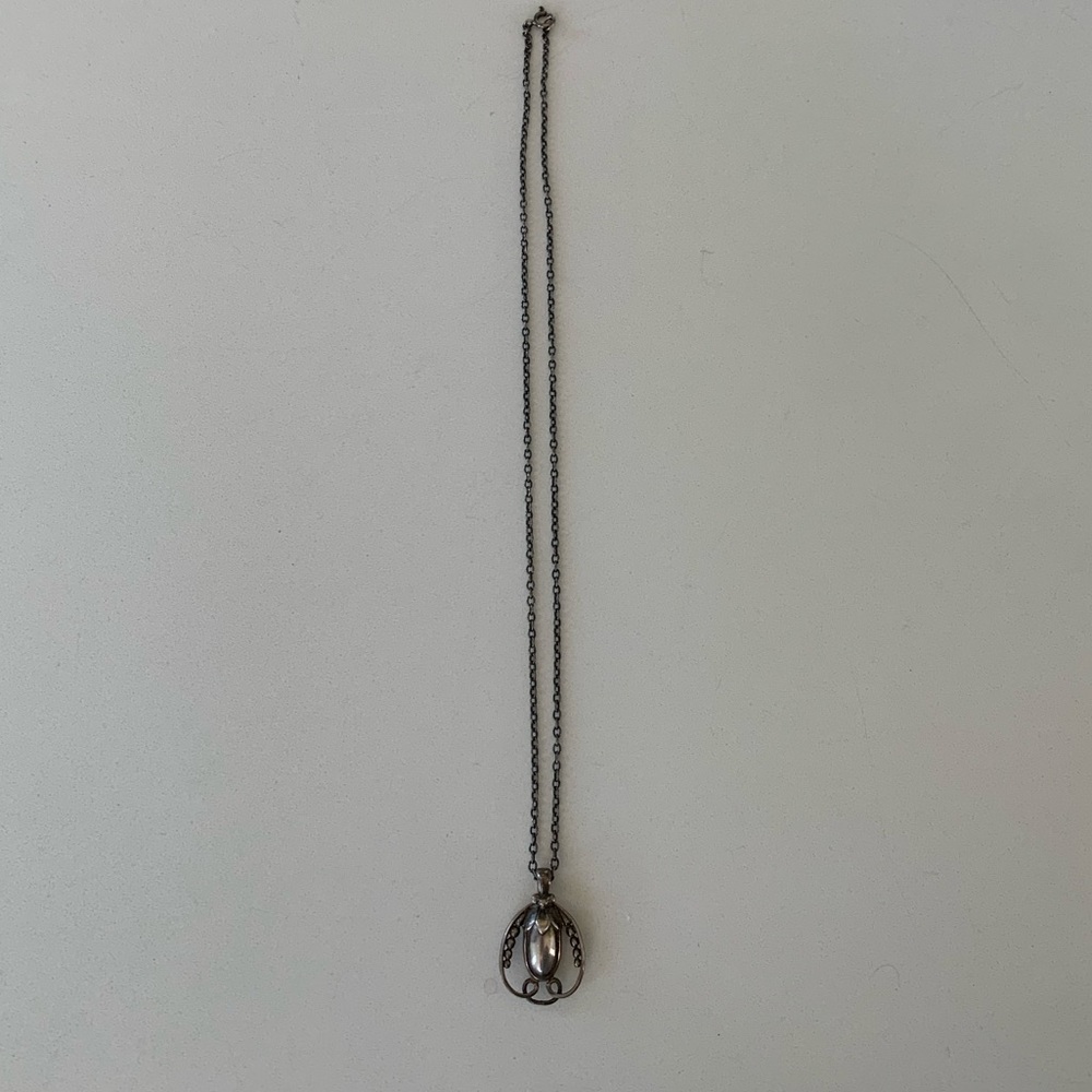 Georg Jensen Sterling Silver Annual Pendant 1990 - Picture 4 of 5